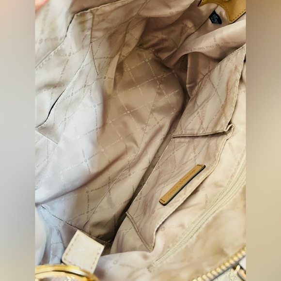 MICHAEL KORS satchel color crossgrain leather crossgrain satchel shoulder bag - Picture 7 of 7